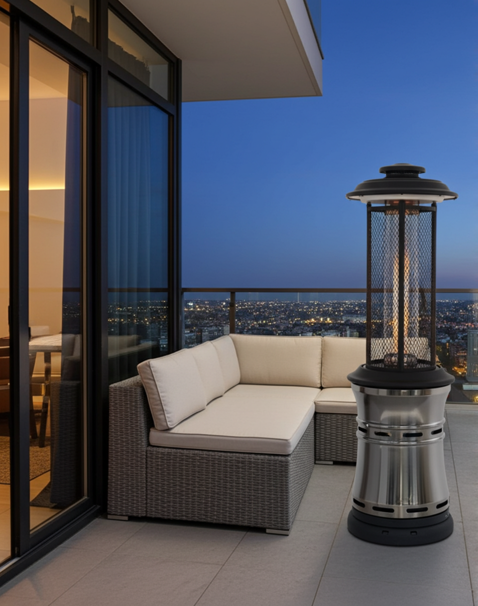 Tantex Heat - Dış Mekan Piramit Isıtıcı (Model 16)